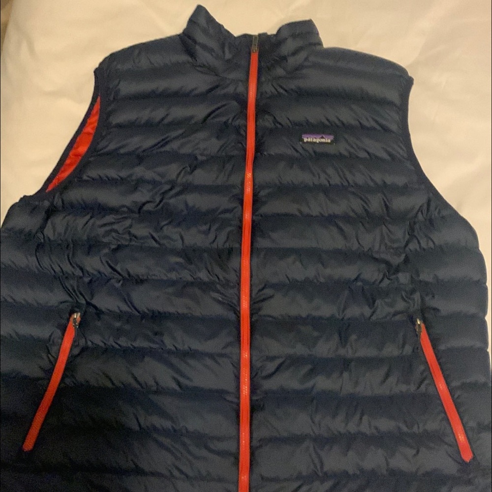 Patagonia Navy and Red Vest